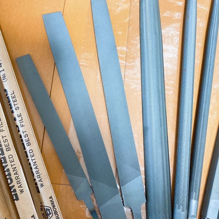日本製 鉄工ヤスリ8本セット