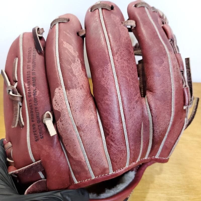 ミズノ グローバルエリート 一番人気 プラムブラウン 内野用 軟式グローブ