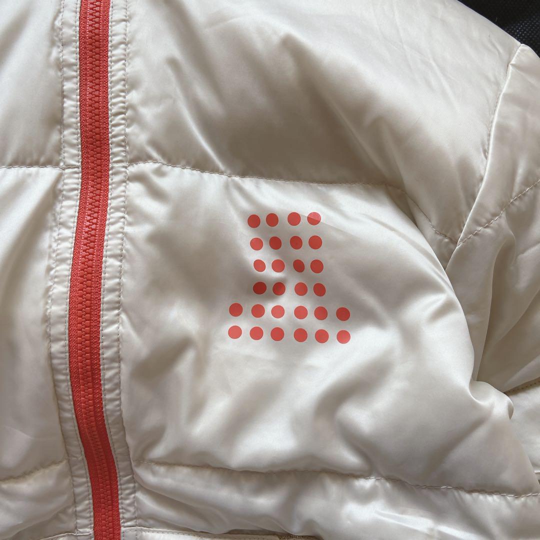 3way ランバンSPORT ダウンジャケット　袖着脱　フード付き　アイボリー