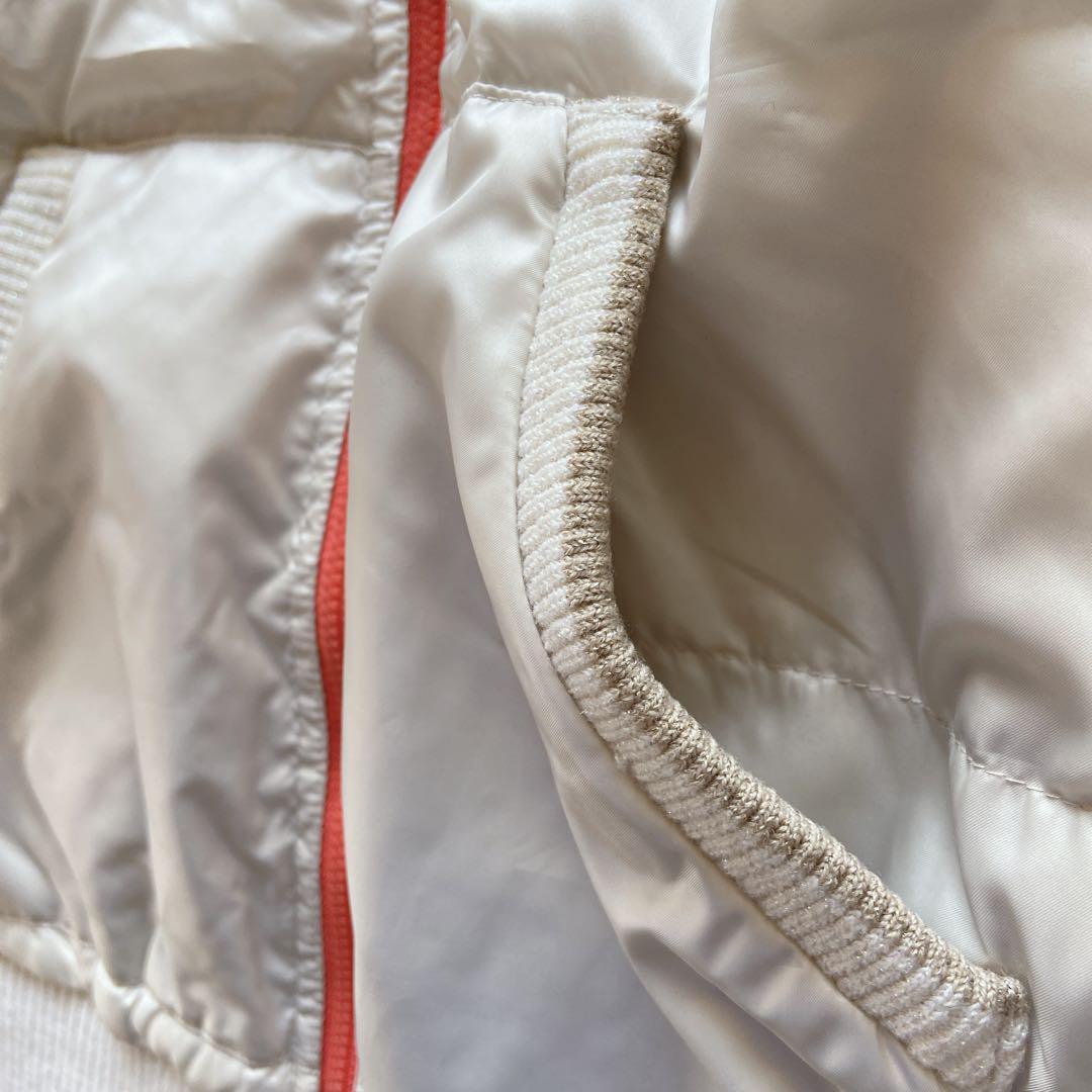 3way ランバンSPORT ダウンジャケット　袖着脱　フード付き　アイボリー