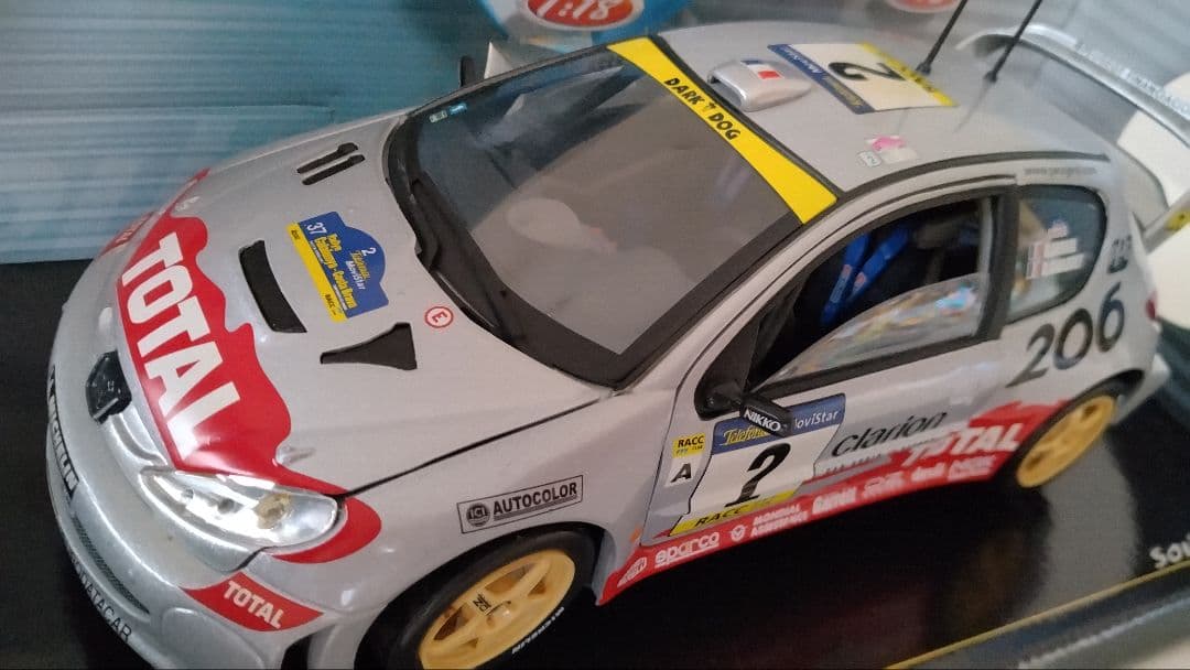 【SOLIDO】プジョー206 WRC（1/18）