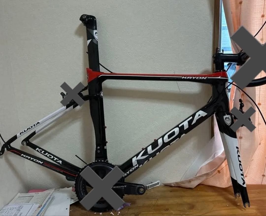 KUOTA KRYON ロードバイクフレーム　カーボンフレーム　エアロロード