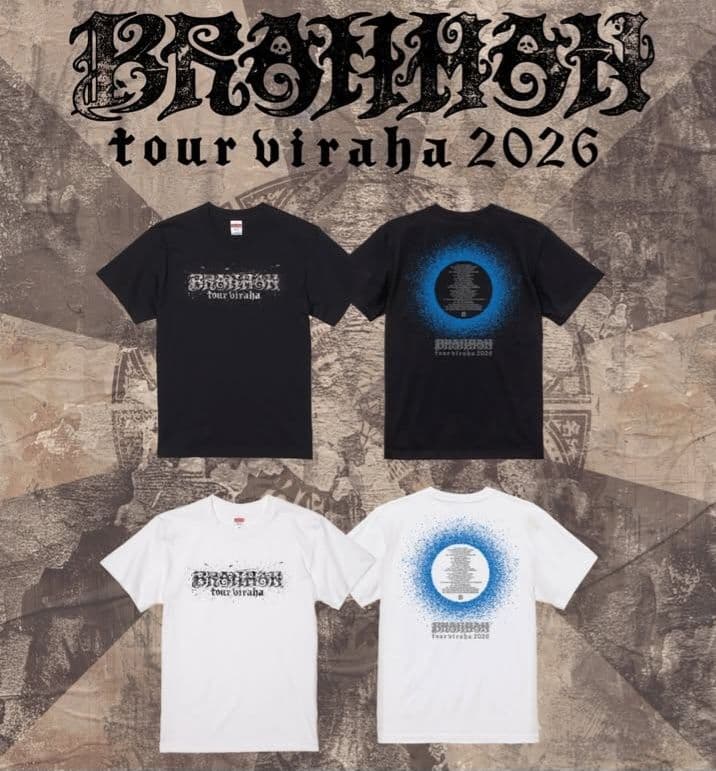 新品未使用BRAHMANTourviraha2026Tシャツ　ブラックXLサイズ