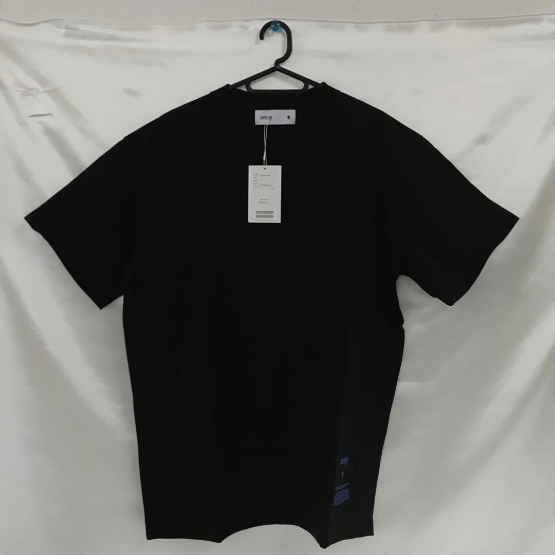 奏手イヅル Tシャツ ブラック フリーサイズ 「CONVERSE×ホロスターズ」