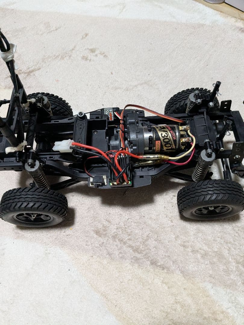 タミヤLAND ROVER CC-02シャーシー　プロポ付き【訳あり】