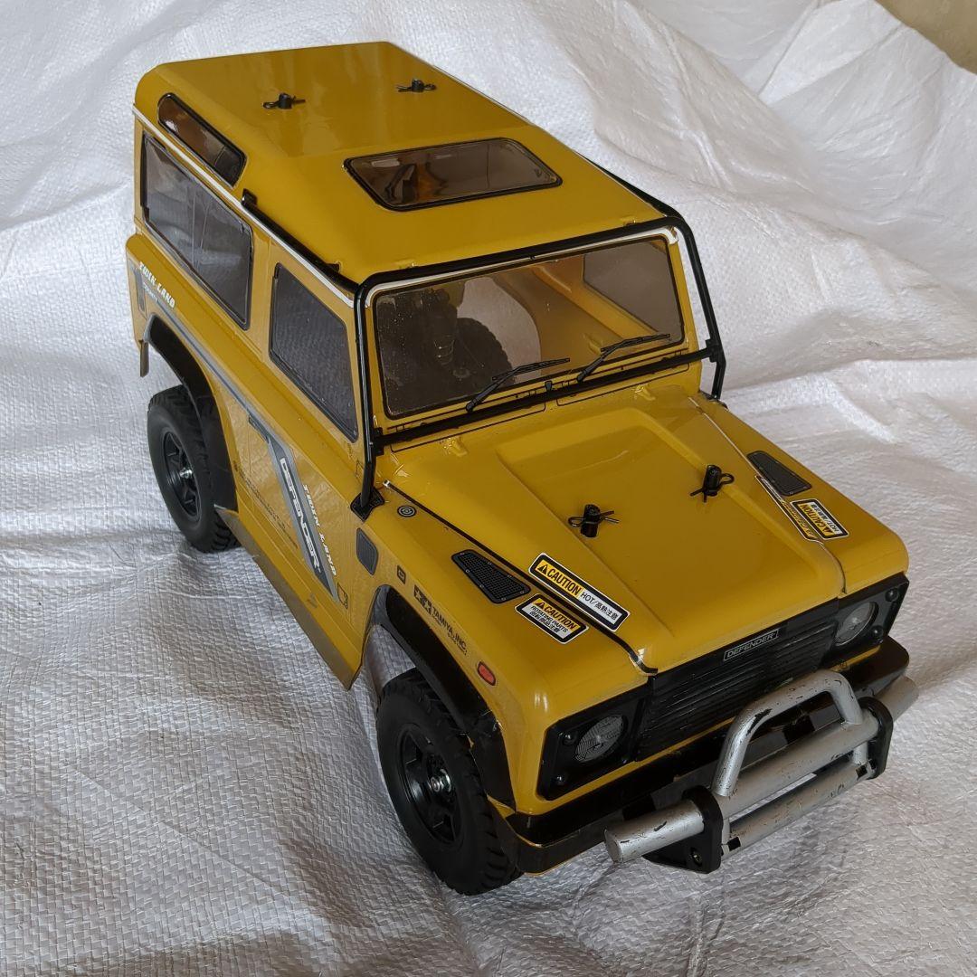 タミヤLAND ROVER CC-02シャーシー　プロポ付き【訳あり】