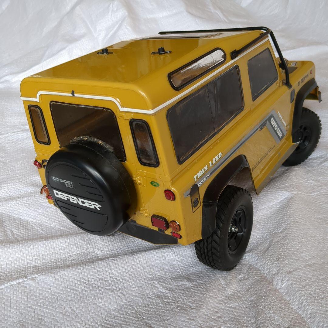 タミヤLAND ROVER CC-02シャーシー　プロポ付き【訳あり】
