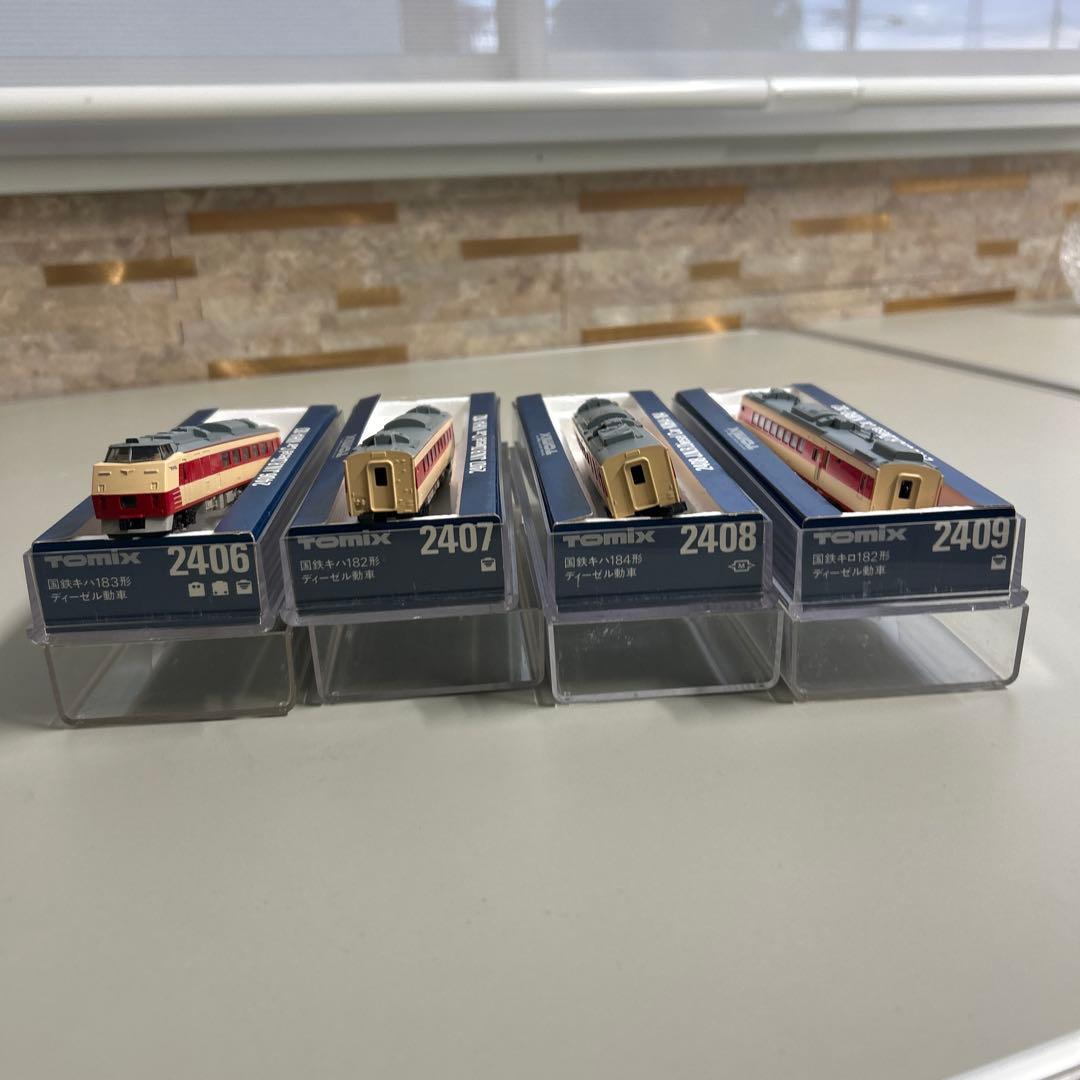 TOMIX ゲージ 国鉄キハ182 183 184形 ディーゼル車両 4両セット