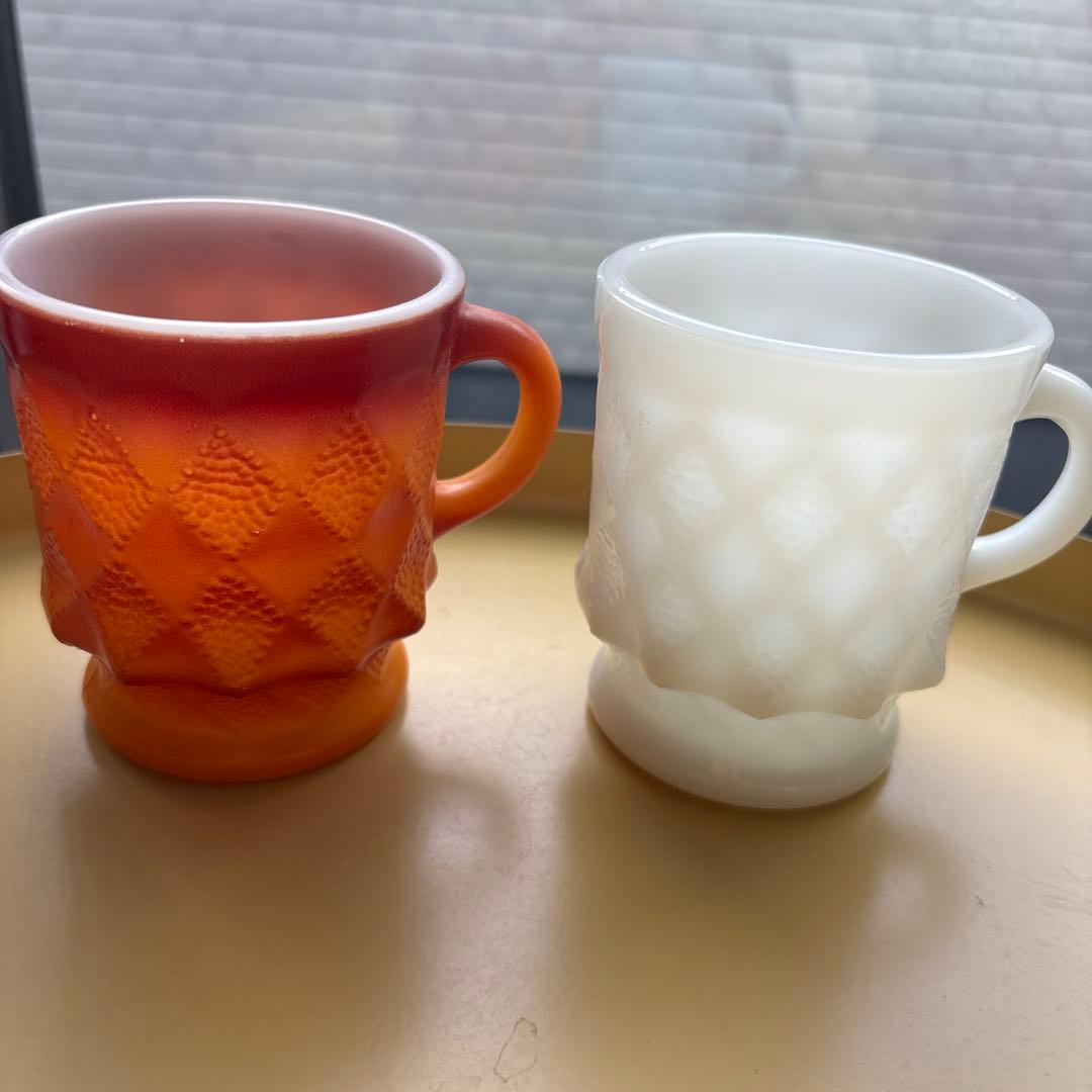 ファイヤーキング キンバリー 白、オレンジ2個セット