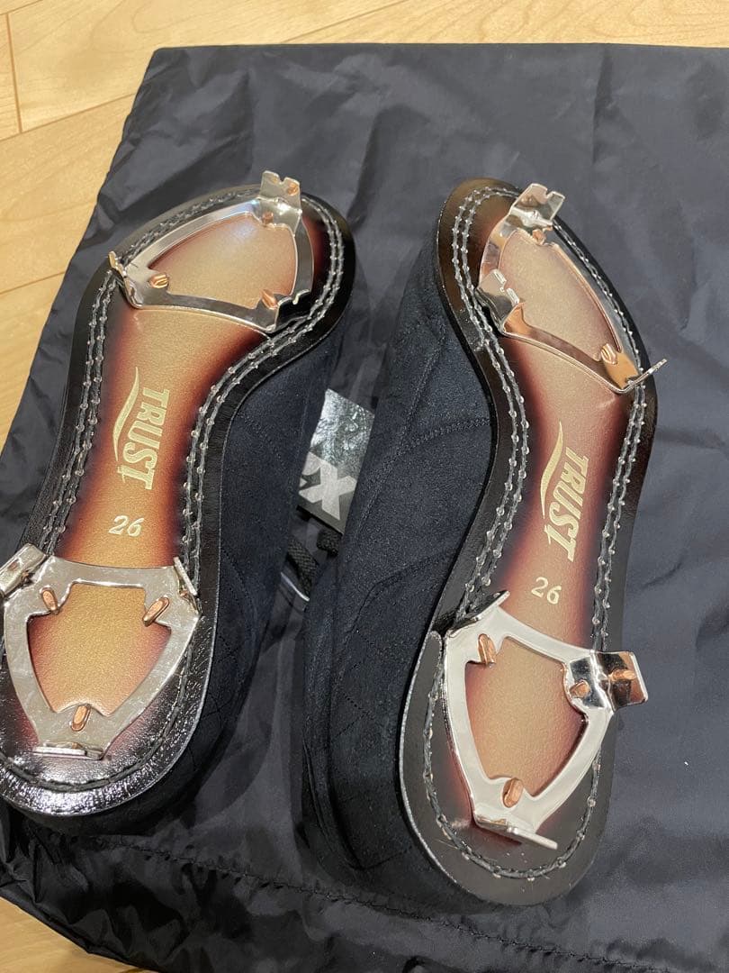 xanax BS-417DL ブラック 26.0cm スパイクシューズ