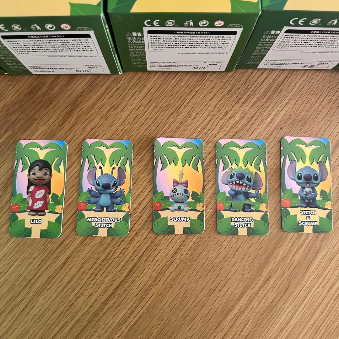 5個セット　スティッチ　plaza ソープスタジオ　フィギュア　リロ　スクランプ