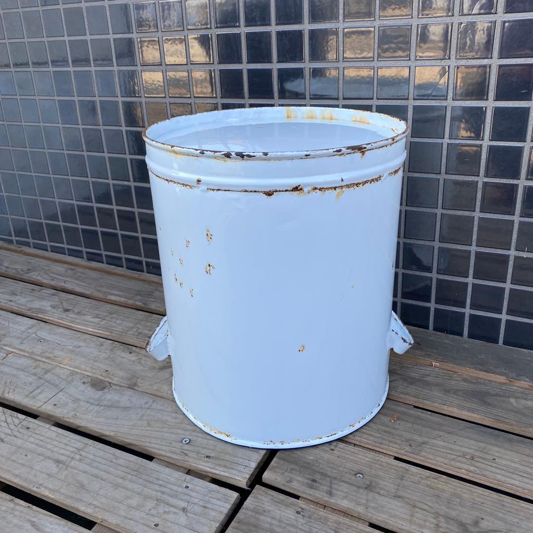 昭和レトロ マルキ味噌 ホーロー缶 古道具 骨董品 インテリア コレクション