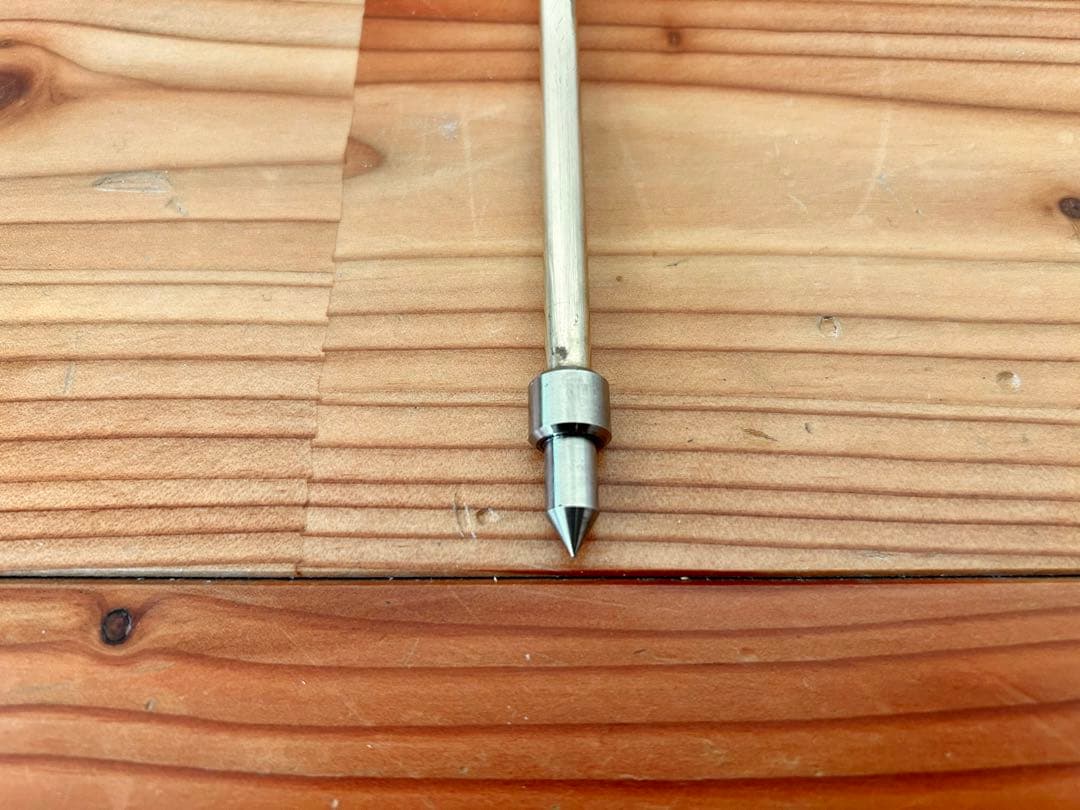 MITSUKE バスクラリネット用エンドピン チタン入り真鍮 (先端：チタン)