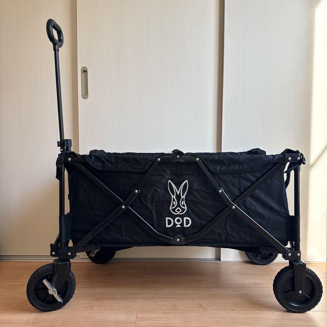 DOD フォールディングキャリーワゴン 黒　ブラック