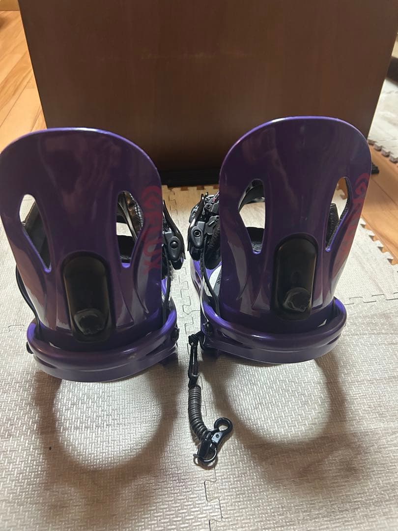 FLUX スノーボード ビンディング 紫　M