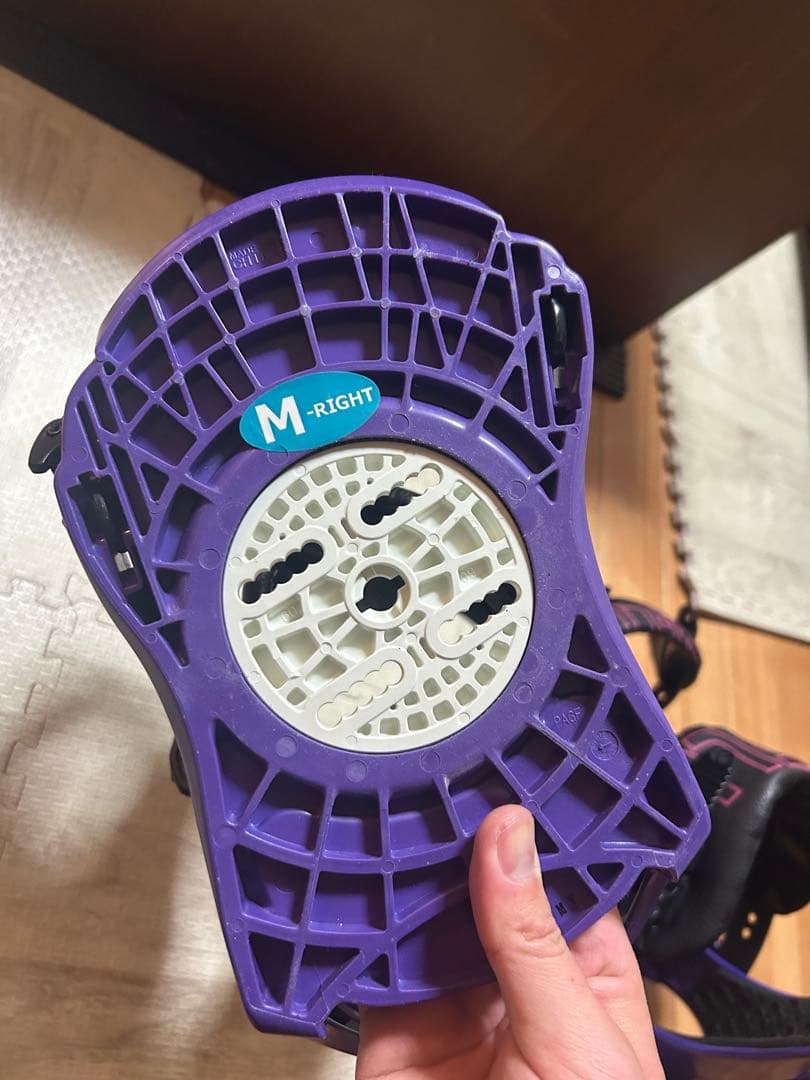 FLUX スノーボード ビンディング 紫　M