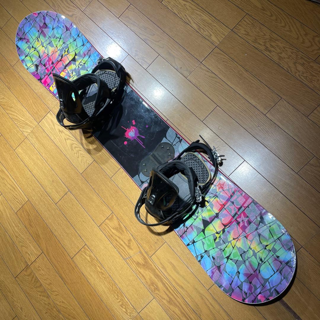 いち 　RIDEライドSPLASH142cm 2点セット　初中級向け