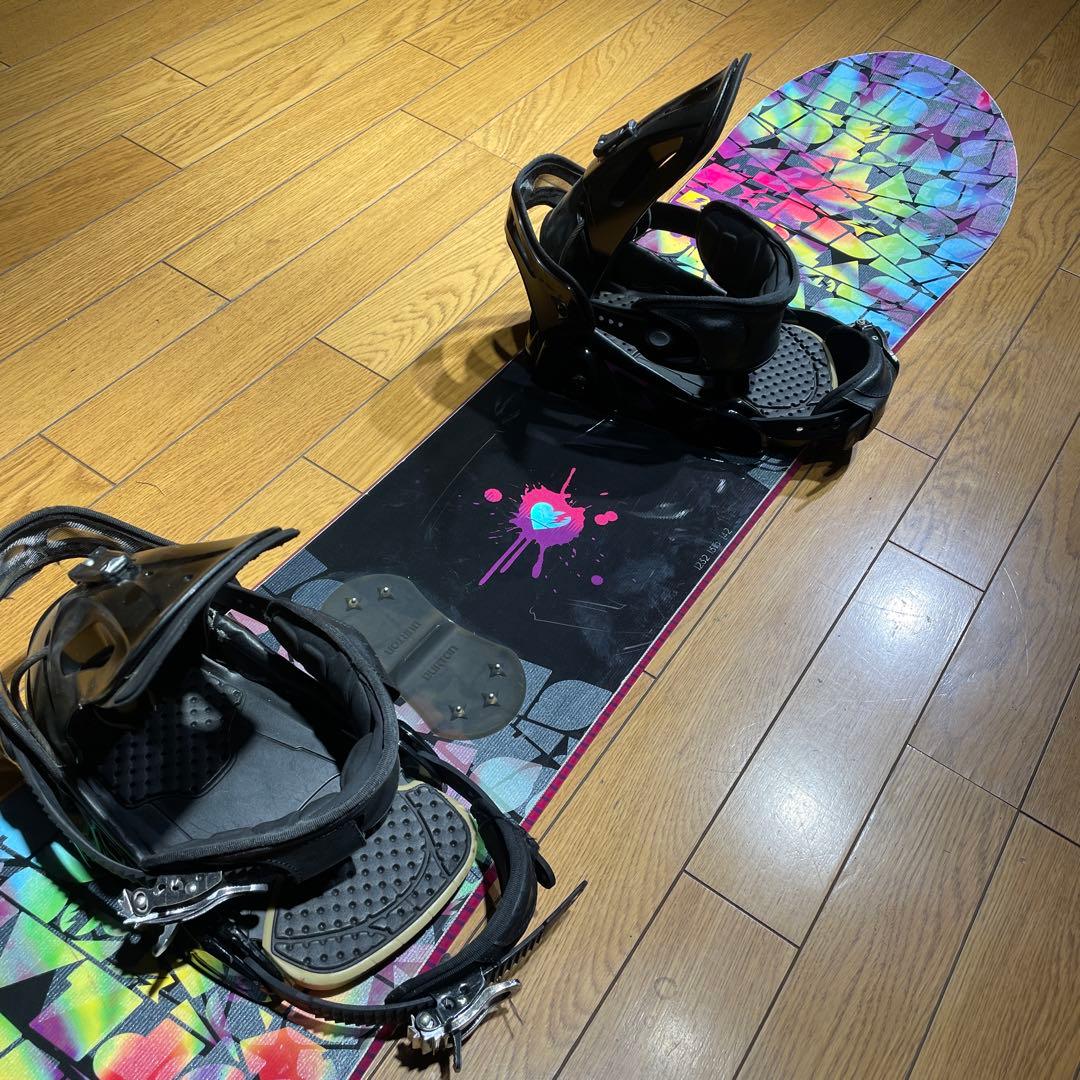 いち 　RIDEライドSPLASH142cm 2点セット　初中級向け