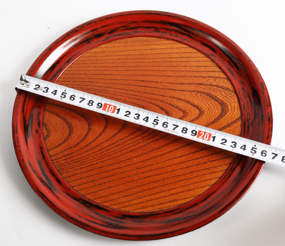 茶道具 日ノ丸盆 丸盆 七枚 煎茶道具