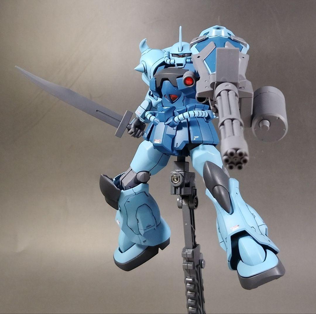 HG HGUC 1/144 グフカスタム 改修 全塗装 完成品 08小隊