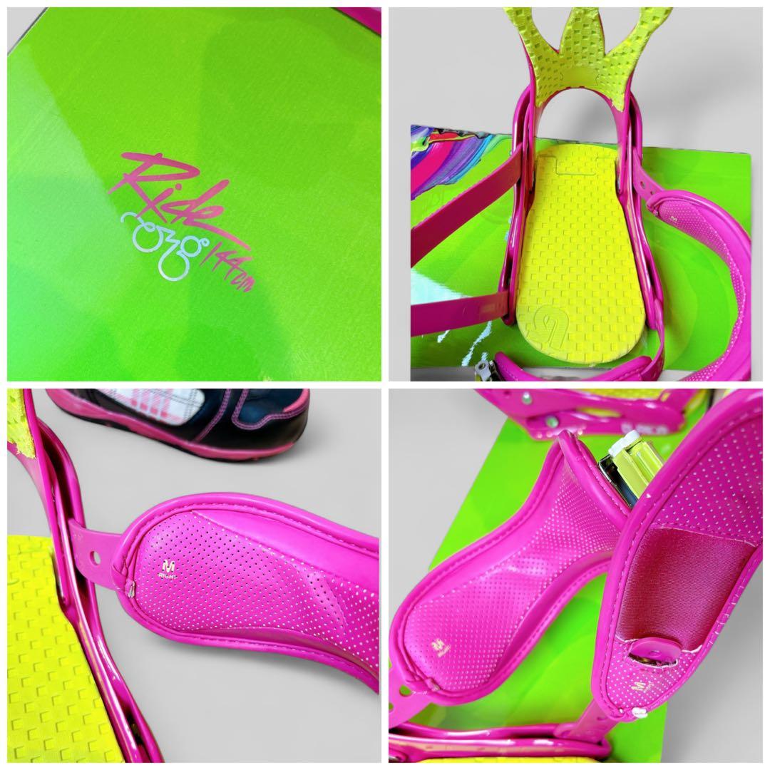 【美品】RIDE BURTON レディース スノーボード 144cm 3点セット