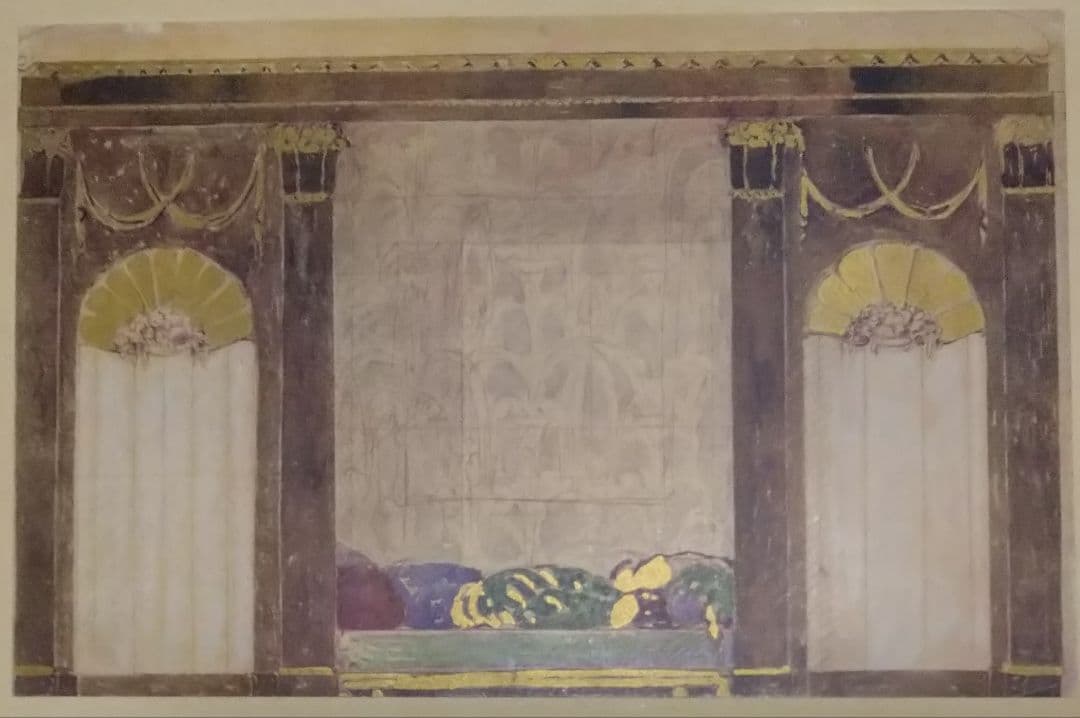 bbフランス　ア―ル・デコのポショワ−ル版画