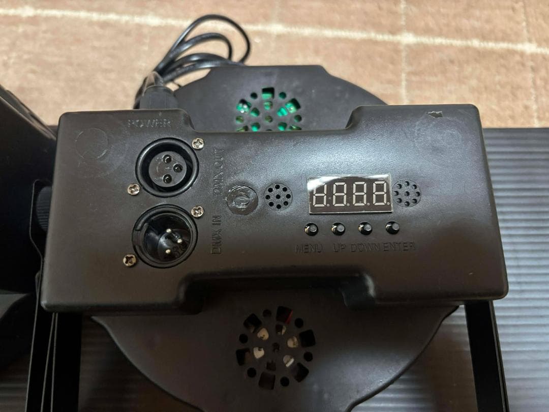 LEDパーライト他とDMXコントロールパネルセット