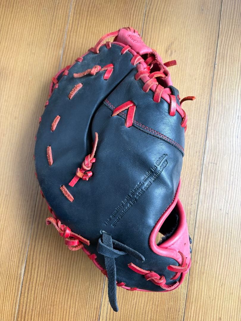 SSK ファーストミット 軟式グローブ 黒/赤