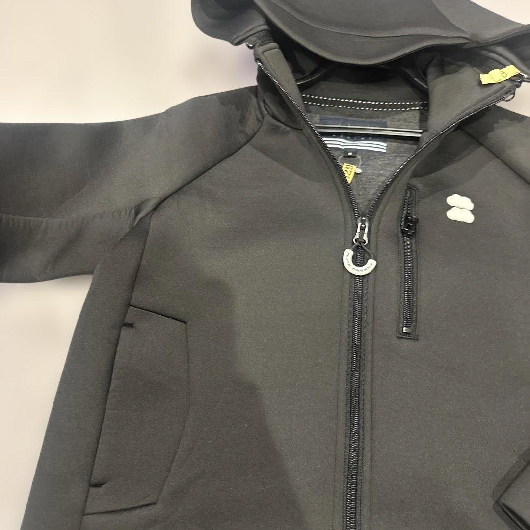 muta MARINE golf バックロゴ つば付フード着脱可