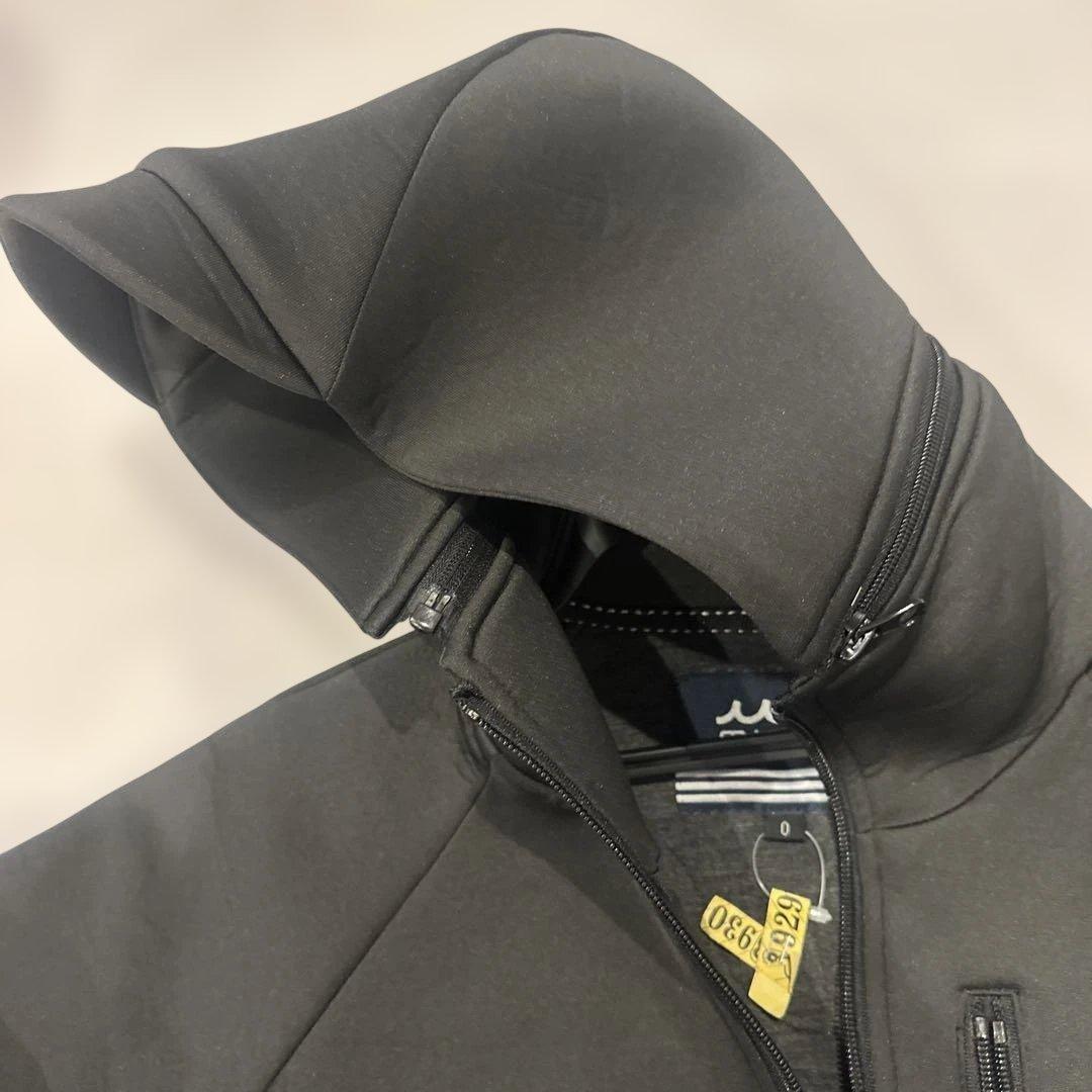 muta MARINE golf バックロゴ つば付フード着脱可