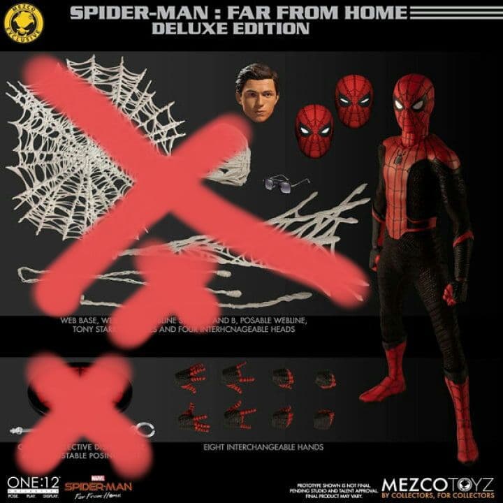 MEZCO　ONE:12　スパイダーマン　アップグレードスーツ
