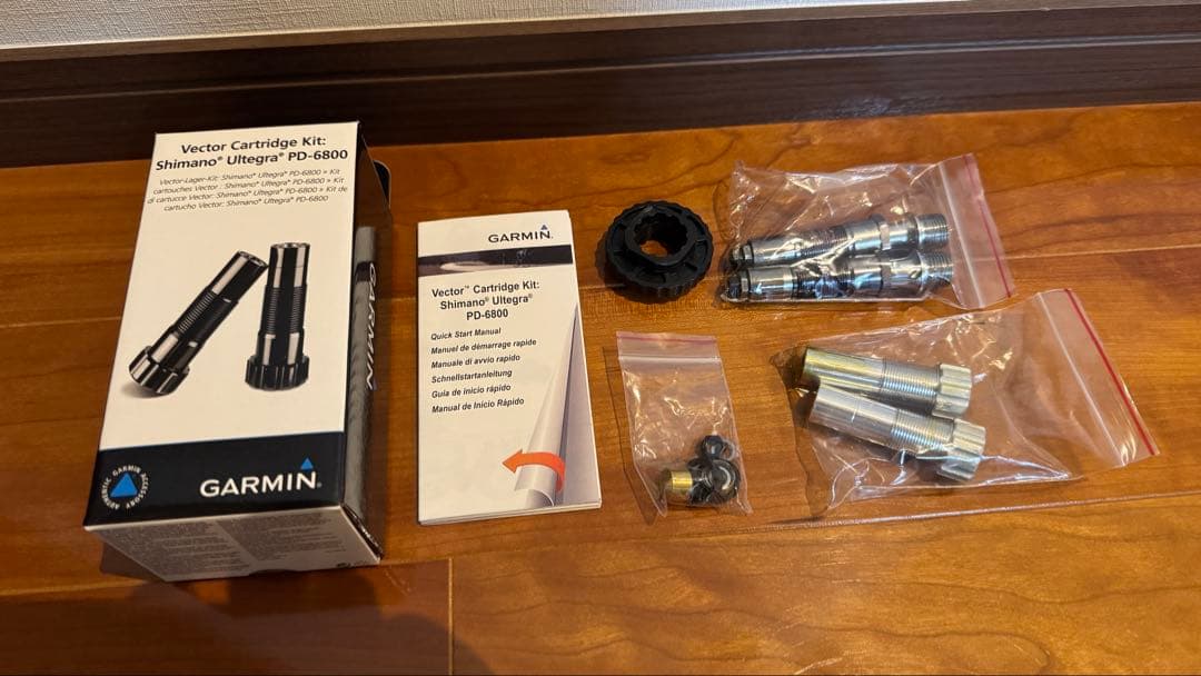 SPD-SL使用可(パワーメーター) GARMIN Vector 2 両足計測