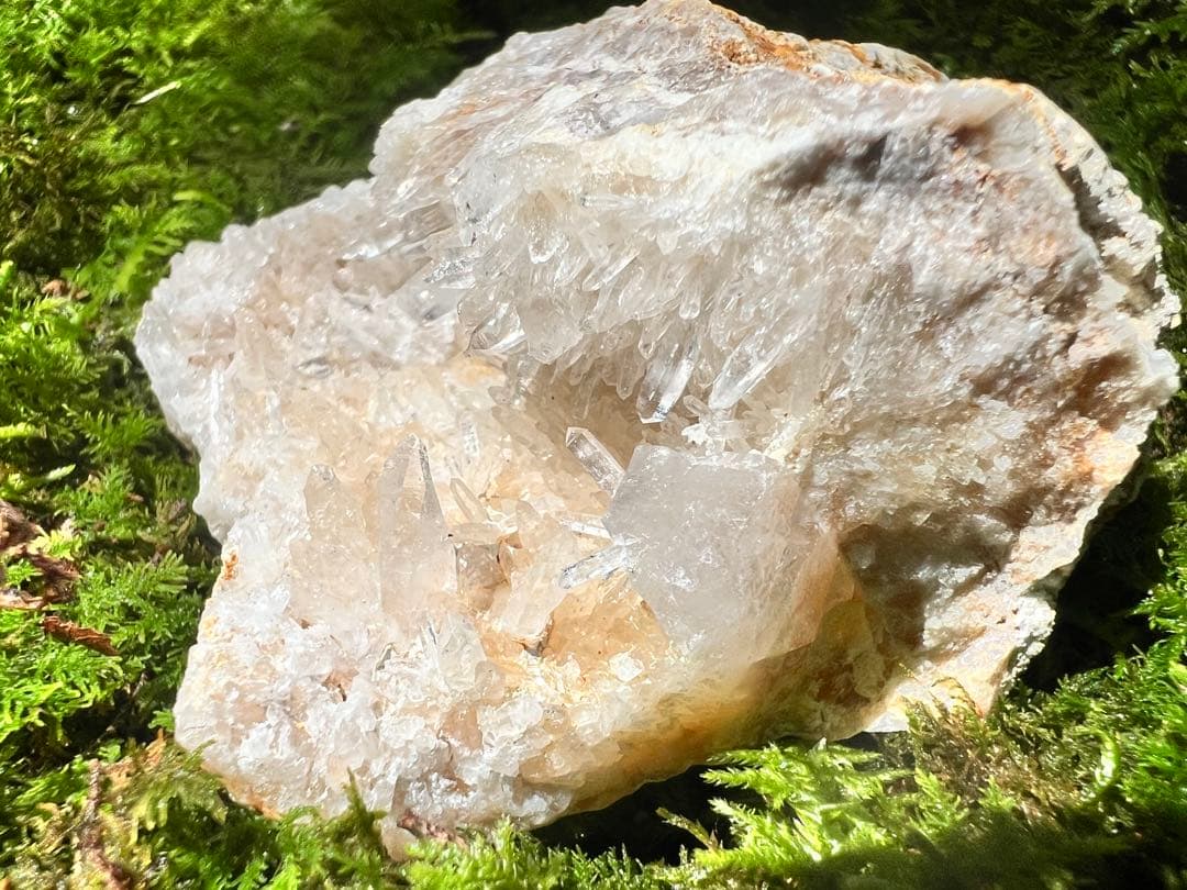 龍脈の精髄 水晶 魂を導く結晶の花 売上一部保護猫活動に使用