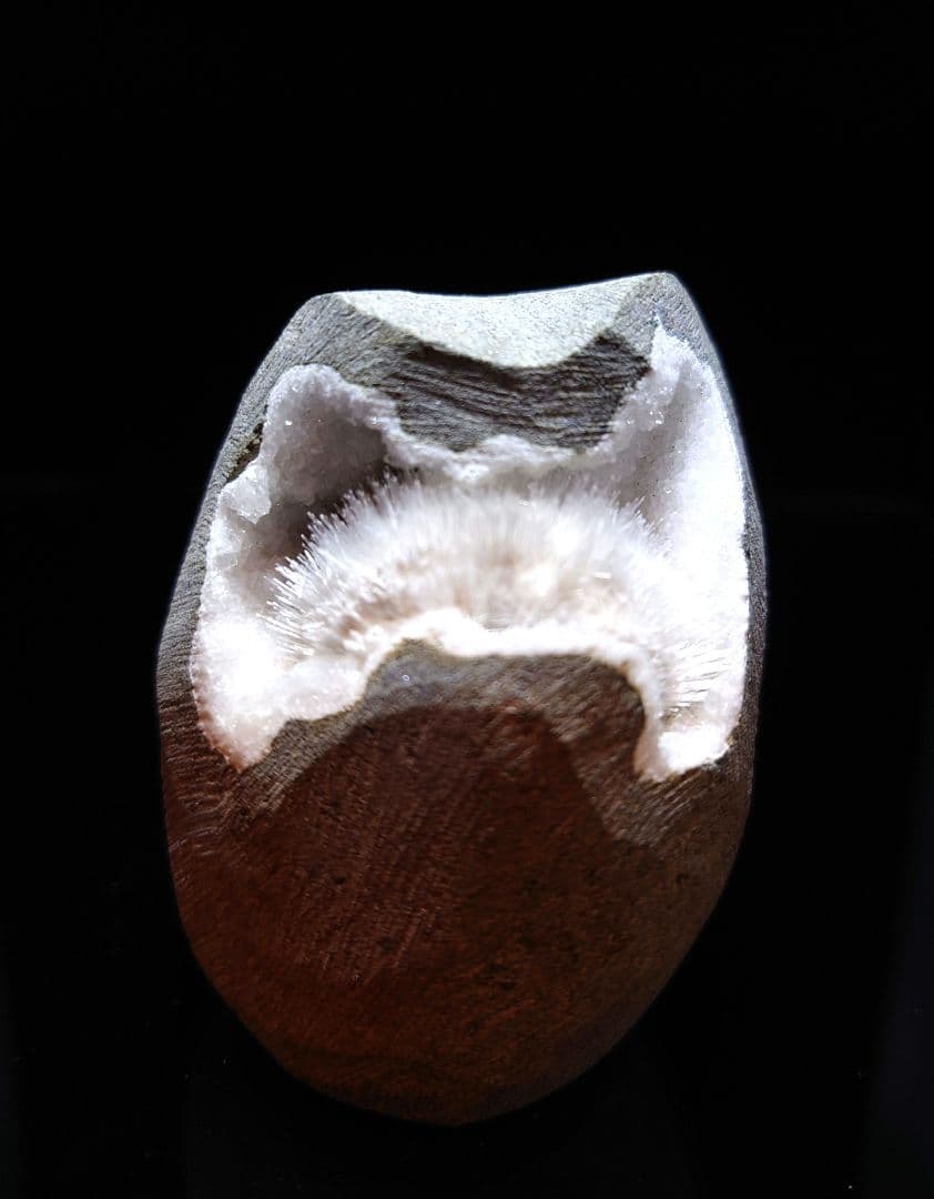 スコレサイト インド産 鉱石 鉱物 ミネラル 標本 原石 母岩付き ⑤