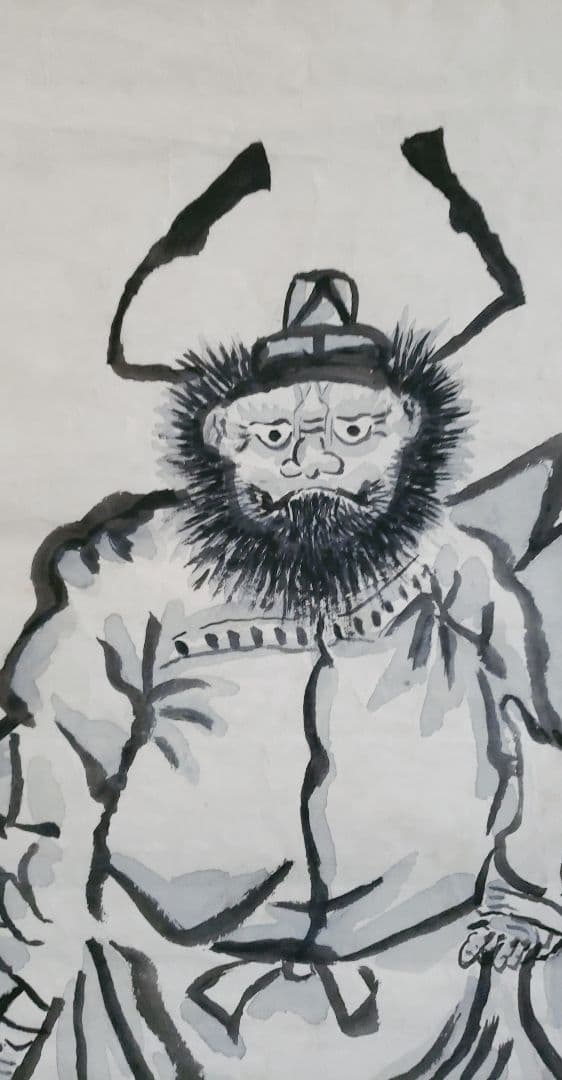 山本春擧 肉筆 紙本 捲り