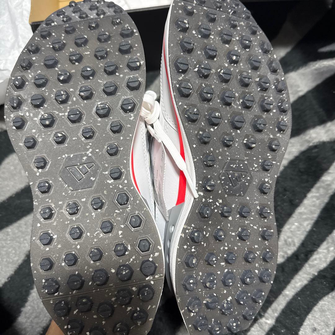 adidas ゴルフシューズ ホワイト/グレー/レッド