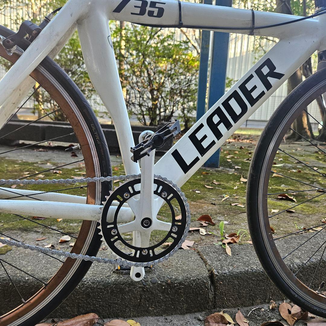 リーダーバイク　735　xs　カーボンフォーク新品　フリー　通勤　通学