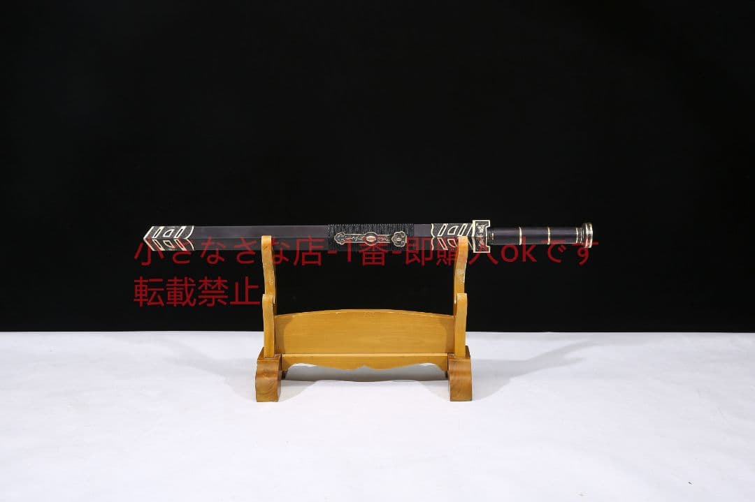 如意八面漢剣百錬文紋鋼急冷ブルー 古兵器 武具 刀装具 日本刀 模造刀 居合刀