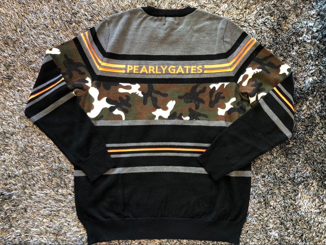 【新品未使用タグ付き】パーリーゲイツ　迷彩　トップス　サイズ6 XL