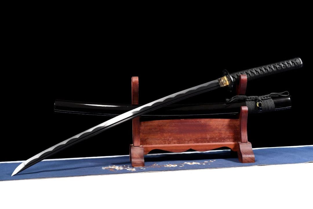 1046-武具 刀装具 日本刀　模造刀 居合刀 武士道 武蔵 鑑賞用 手鍛造打