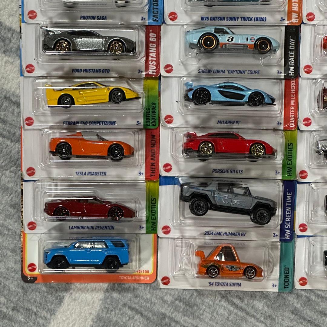 ホットウィール ベーシック 36台セット⑧ フェラーリ スープラ等