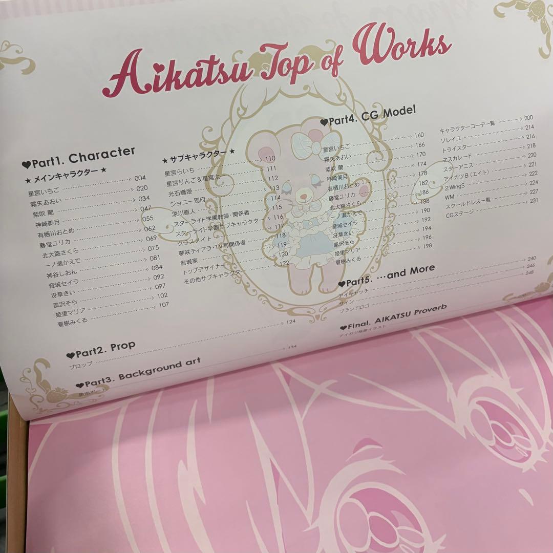 アイカツ！TOP OF WORKS 特盛いちごパフェ☆BOX 設定資料集