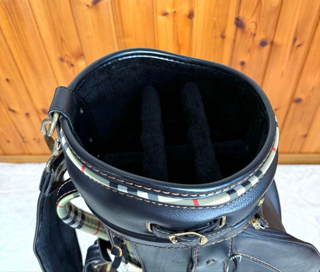 バーバリー キャディバッグ ノバチェック Burberry ゴルフ 黒