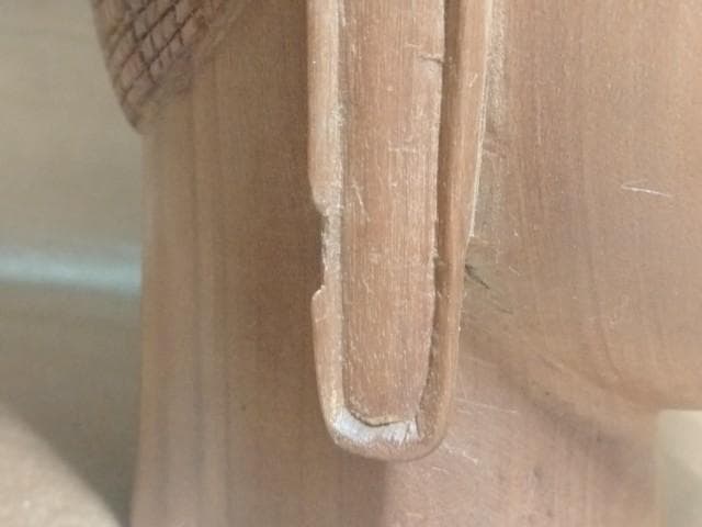 仏頭　木　堅木　柔和　美　高18cm　570g　T108