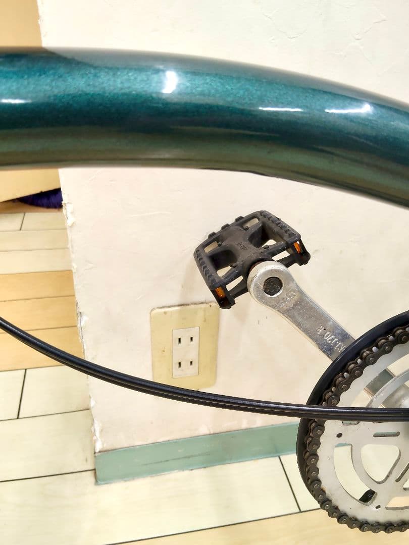 ブロンプトン・BROMPTON 折りたたみ自転車 グリーン