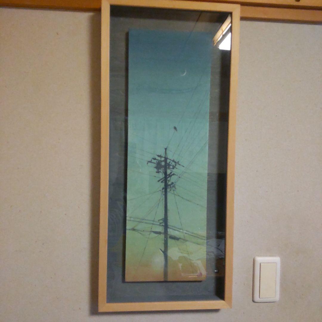 今川教子　灯り　日本画　8号変