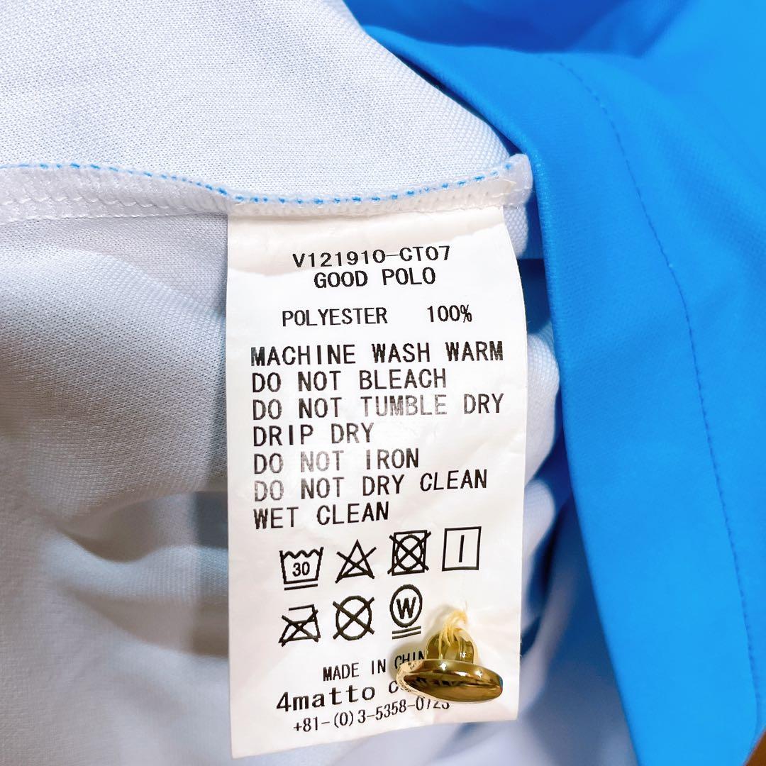 V12 ヴィトゥエルヴ goodロゴ ポロシャツ ゴルフウェア
