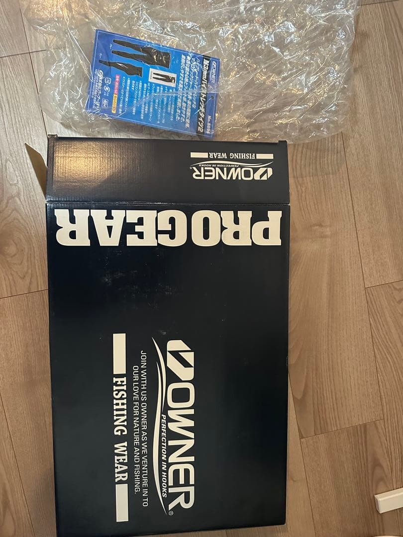 【美品】 OWNER フィッシング用タイツ 黒/青