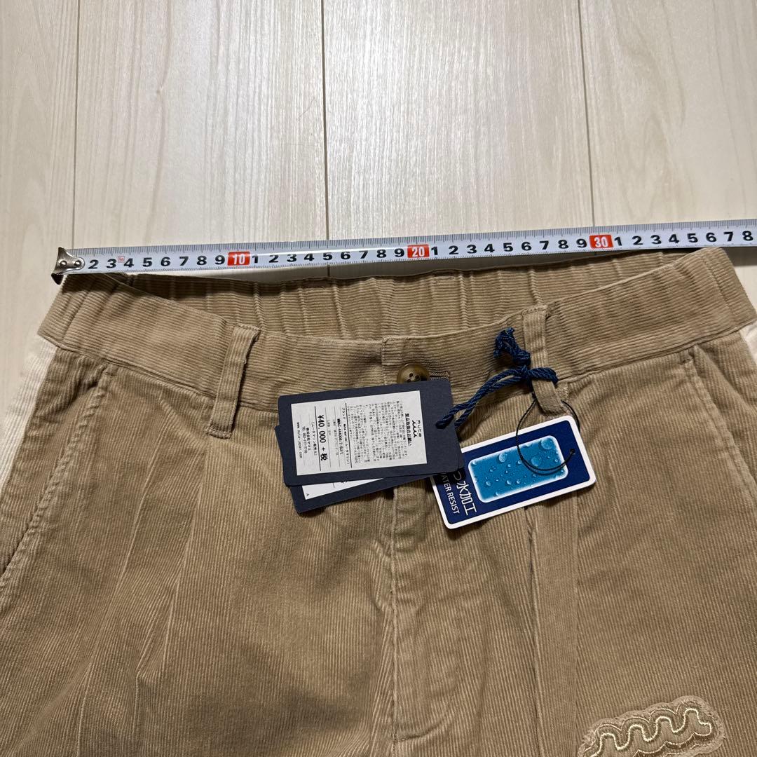 Muta marine ムータ　ベージュ 水はじき加工 メンズパンツ