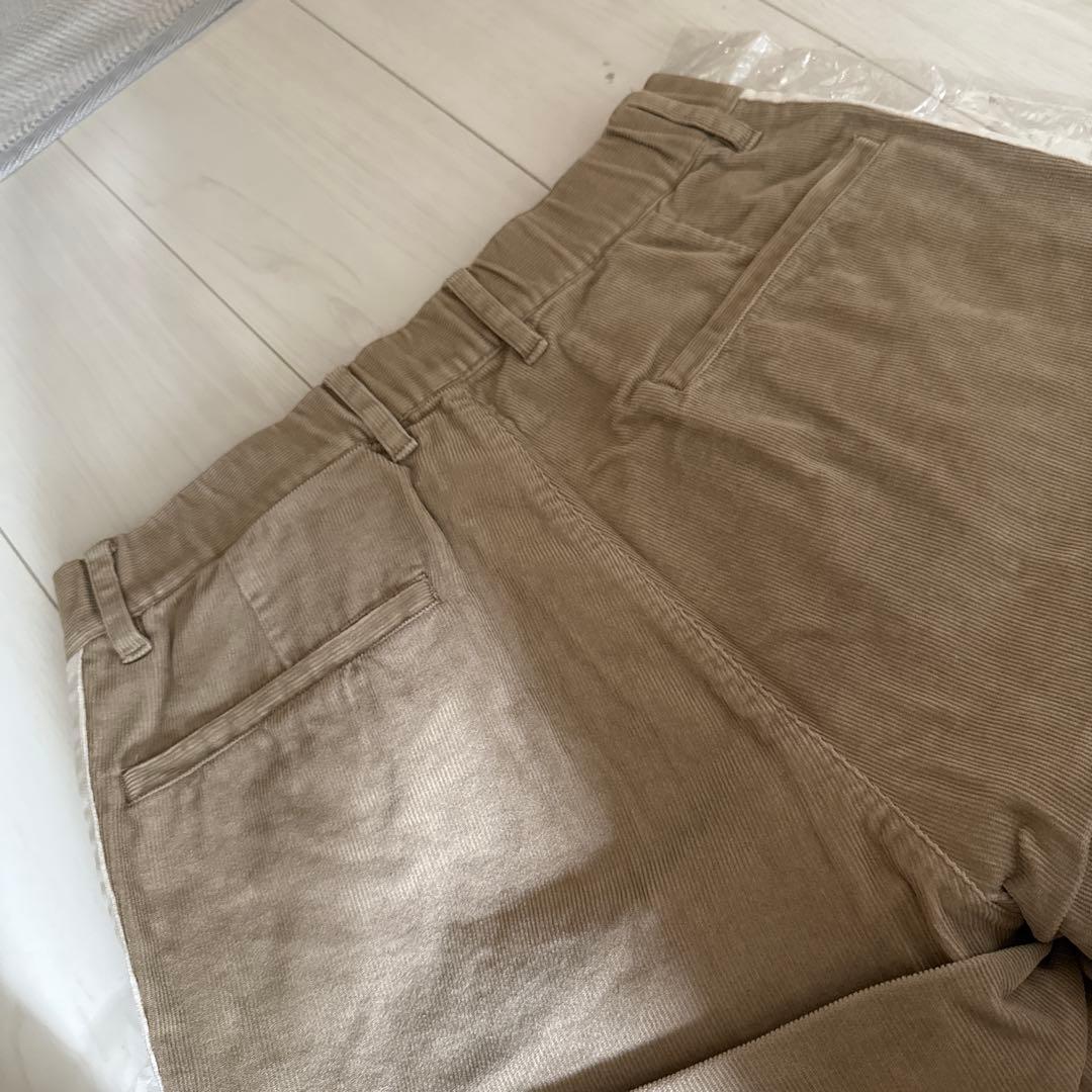 Muta marine ムータ　ベージュ 水はじき加工 メンズパンツ